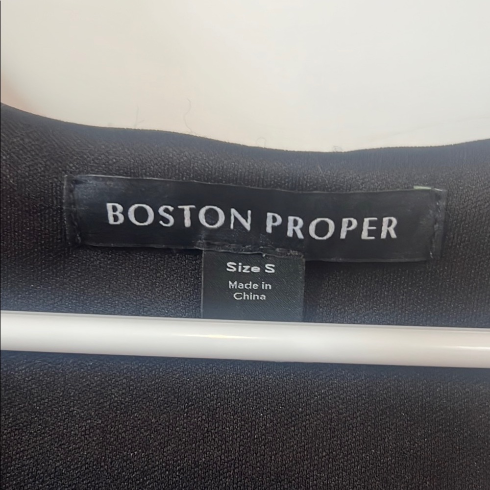 NWT- Boston Proper Black Halter Maxi Dress - Picture 3 of 7